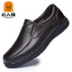 Alte Herrenschuhe für Frühling 2025 Lederschuhe Herren echtes Leder Casual Derbyschuhe Herren atmungsaktiv weiche Leder mittleren Alters Lederschuhe QS6625-3 [Brown Style] 44 (270 mm)