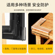 BEIDELI broken bridge aluminum window corner anti-collision corner protector corner transparent anti-collision safety corner window anti-collision corner soft 10 pieces