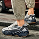 H8 Dad Chaussures Men 2025 Été Nouveau Luxury Coconut Chaussures 700 Couples Men et femmes Putian High-Enhancing Sports and Casual Shoes 700 Volcanic Ash (Version BT) 42