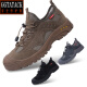 Ggtatack Brand Light Luxury Men's y Women's Labor Protection Zapatos zapatos Aislados Aislables, Anti-Smashing, Zapatos de Seguridad Anti-Punta