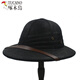 Woodpecker unisex parent-child summer equestrian hat jockey hat Vietnamese helmet hat safety hat sun protection outdoor sunshade straw hat black S (54-56cm) children (without windproof rope)