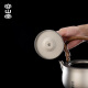 容山堂纯钛烧水壶茶壶户外泡茶壶家用大容量围炉煮茶炉电陶炉套装 胡桃木把烧水壶-玄武壶 1050ml