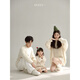 Ye Yu's family portrait, parent-child photo shoot clothing, Christmas white sweater, home style, family of three, parent-child photo shoot theme, Christmas parent-child 01 80 85 90,95,100,105,110,1