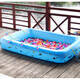 Piscina de pesca inflable para bebés sangshu piscina de pesca para niños de piscina para niños mares de la playa parque para el hogar juguetes para niños jugando cubierta de piscina 130 cm piscina piscina piscina de arena + bomba eléctrica
