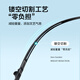 
Price pure titanium myopia glasses half frame light business eyes anti-blue light radiation can be equipped with color change sheet 990070 black (send 0-degree anti-blue light lens)