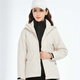 Veste Simboo pour hommes, veste à la ventre et à la mi-longue et chaude trois en un pour l'alpinisme Suit en peluche résistant aux usurgés 12805 White-Women M