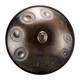 hluru [Luru Musical Instrument Factory] Hand disc 10-tone Phnom Penh Handpan Ethereal Drum Professional-level Percussion Instrument [Upgraded Nitride] Retro 10-tone + Bracket + Full Set