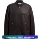 COACH FW25 Stand Collar Long Sleeve Leather Jacket Men's New Year Gift Brown S