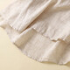 Vêtements d'été de coton zimu 2023 pour femmes, littéraire, polyvalent, lâche, rétro et à la mode, chemise à manches courtes, 6296 bleu M (recommandé 95-115 Jin [Jin est égal à 0,5 kg]))
