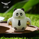 Yongfengyuan (auratic) Chinese tea set accessories, panda doll, tea pet, gift box packaging, desk tea table ornaments, Winwin cat ornaments (55mm-D style)