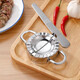 Jidaocook dumpling making artifact household thickened 304 stainless steel lazy fancy dumpling maker mold handmade dumpling making medium dumpling maker (suitable for larger dumplings)