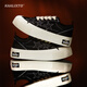 
Kaalixto canvas shoes, trendy star shoes, national trend design, retro, popular versatile couples, star shoes, men and women, black 38