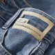 Chandubilla Fashion Retro Washed Jeans Autumn Classic Versatile Flared Cropped Pants Women W23N43461 Denim Blue L