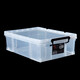 Chenzhi Shangpin Bett Unterbett Unterbettung flach ausgedehntes transparentes Kleidung Organisator Haushaltsbett Unterbett Plastiklagerstaatsbox Artefakt (zwei Packungen) 6630#44*30*16,5 cm
