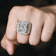 Jibaolou Pt950 platinum ring for men, dragon ring, platinum pair, solid plate ring, live ring, 22g, customized, more refunds, less replenishment