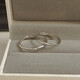 Core luxury engraved Möbius ring couple ring, a pair of men and women, light luxury couple ring, adjustable Valentine's Day gift, couple