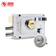 Yuema Exterior door lock Old-style anti-theft door lock Large door Wooden door Iron door lock Double safety lock Super C lock core Anti-plitting and anti-tin foil 750C-698 Left open with edge (C-level lock core)