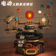 Compatible with Lego building block assembly Stem science experiment space rocket children's toys boys gift 6-12 years old electric rotating solar system/1098PCS