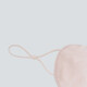 MANITO Cozy silk eye mask, ear-hanging mulberry silk light-blocking sleep aid, cherry blossom pink Full
