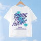 
Pitt Pitt Girls Short Sleeve T-shirt Summer 2025 New Fashionable Half Sleeve Summer Children's White T-loose Top 9905 White 140 cm