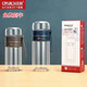 Kuangdi (Kuangdi) Kuangdi Huaxiang Tea Wasserabteilung Tee Tasse Doppelschicht Glasbecher Männer und Frauen tragbarer Seil Büro Wasser Cup Shangqing 4885-270ml