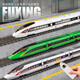 Chezhi Fernbedienungskontrolle Hochgeschwindigkeits-Zugspielzeug Fuxing Emu Alloy Model Children für Hochgeschwindigkeits-Trainer Toy Truck Boy [Fernbedienungsversion] Fuxing High-Speed-Zug-Single-Abschnitts-Silver