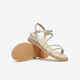
Heshe (TATA) beautiful wedge sandals for women wearing one-strip fashion sandals for summer 7UA03BL4 Silver 39