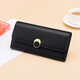 Cnoles wallet women's cowhide long wallet versatile large capacity mobile phone bag card bag birthday gift for wife