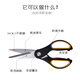 Zhang Xiaoquan kitchen scissors powerful bone cutting household stainless steel food food supplement barbecue chicken and duck multi-functional scissors kitchen powerful scissors