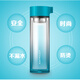 Замок Звезда Стар Diamond Double Glass Water Cup Устойчивая и антикальдирующая летняя цветов