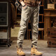 
Post-exploration American casual pants for men in spring and autumn loose retro functional pants for handsome tying trousers trendy brand retro men's work pants khaki 32 (140-150Jin [Jin equals 0.5 kg])
