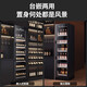 BAIKAILUN red wine cabinet constant temperature wine cabinet household large capacity can be embedded in the living room refrigerator glass door frost-free wine cabinet villa wine cabinet tea preservation cabinet beer and wine display cabinet 2 meters high single temperature hanging cup display 370L thin section