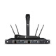 
manharKandon True diversity U-segment FM wireless microphone one to two wireless microphone large performance stage wedding school long-distance antenna amplifier performance set 2:4 microphone + UA-844 amplifier + aviation box
