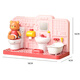 Xin Ge's new family simulation bathing children's early education electronics toilet toilet training simulation Laoba girl puzzle early toy birthday gift pink