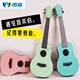 Dahuixia Kids Guitar Ukulele 23-inch Men, Female Students and Children Beginners Musical Instrument Little Uklili ukul 23-inch Backpack Strap Tuner Color 21-inch