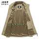 
JEEP SPIRIT vest men's spring and autumn new solid color vest jacket men's photography breathable windproof warmth and thin jacket black 3001 L (recommended 115-130Jin [Jin equals 0.5 kg])
