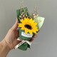 Wilkie pocket bouquet mini small bouquet holding roses dried flowers fake flowers Teacher's Day gift meeting flowers romance in pocket [a bouquet of red roses]