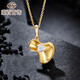 Cai Bai Jewelry K Gold Pendant 18K Gold Diamond Gourd Attractive Blessing Gourd Pendant Pricing ZS 18k Gold Diamond Pendant