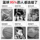 Li Ning (LI-NING) Basketball No. 6 Women's CBA Game Indoor and Outdoor Training Non-Slip Wear-Resistant PU Children and Teenagers Standard Girls No. 6