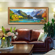 Emperor Flag Hand-painted Oil Painting Swan Lake Landscape Oil Painting Atmospheric Living Room Wall Mural Painting Sofa Background Wall Decoration Painting Landscape Hanging Painting 692 Gold Solid Wood Frame 160X80 Spot, three-person sofas are suitable