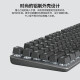 罗技二手 K845/K835机械键盘 游戏电竞键盘 金属有线键盘 游戏办公 全尺寸 k845 TTC红轴 99准新-拆封盒装