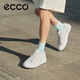 ECCO casual sneakers for men, trendy thick-soled retro height-increasing men's shoes, cowhide, street ACE856814 HL white 85681450874 42 It is recommended to buy one size up