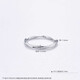 Laofu gold platinum solid solid mouth love endless Möbius ring (Mid-Autumn Festival gift for mother and lover's birthday Möbius ring (about 3.26g)