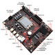 Grand mur grand mur nouveau H610M-A Motherboard Desktop Computer 1700-Pin 12th Generation Core CPU Processeur I3-12100F / I5-12400F SET AVEC GRAND RADIATEUR DE MALL