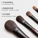 Baifengtang Make -up Pinsel tragbares Reise -Set Eyeliner Pinsel Lidschatten Pinsel Augenbrauenbürste Lippenbürste mit Bürstenpack