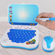 Enseignement précoce des enfants Apprentissage informatique chinois et anglais Lire la tablette de machine à éducation précoce peut dessiner la machine d'apprentissage de souris légère Machine d'apprentissage rose + version de charge 2-Pen
