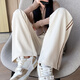 Die neuen losen losen schmalen Casual Sportshosen Cord-Hose mit hoher T-Taisten 3888 Schwarzer regulärer (hoch 166 oder weniger) l