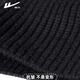 Pull-back woolen hat for men in autumn and winter, versatile Baotou warm knitted hat for men and women, hip-hop fashionable baklava, black, one size fits all, one hat with multiple uses