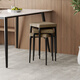 KUKA stacking stool dining stool small apartment dining chair foldable chair stool PT7171YD stacking stool-grey*2