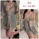 Sexy Unterwäsche rein sinnliche Mesh Pyjamas plus Brustpolster, die Nachthemd für Frauen für Heimkleidung Anzug Rollenspiel P3886 Shrimp Pulver (Shorts) XL sammeln